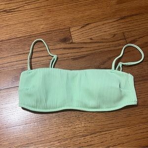 Lime green bikini top